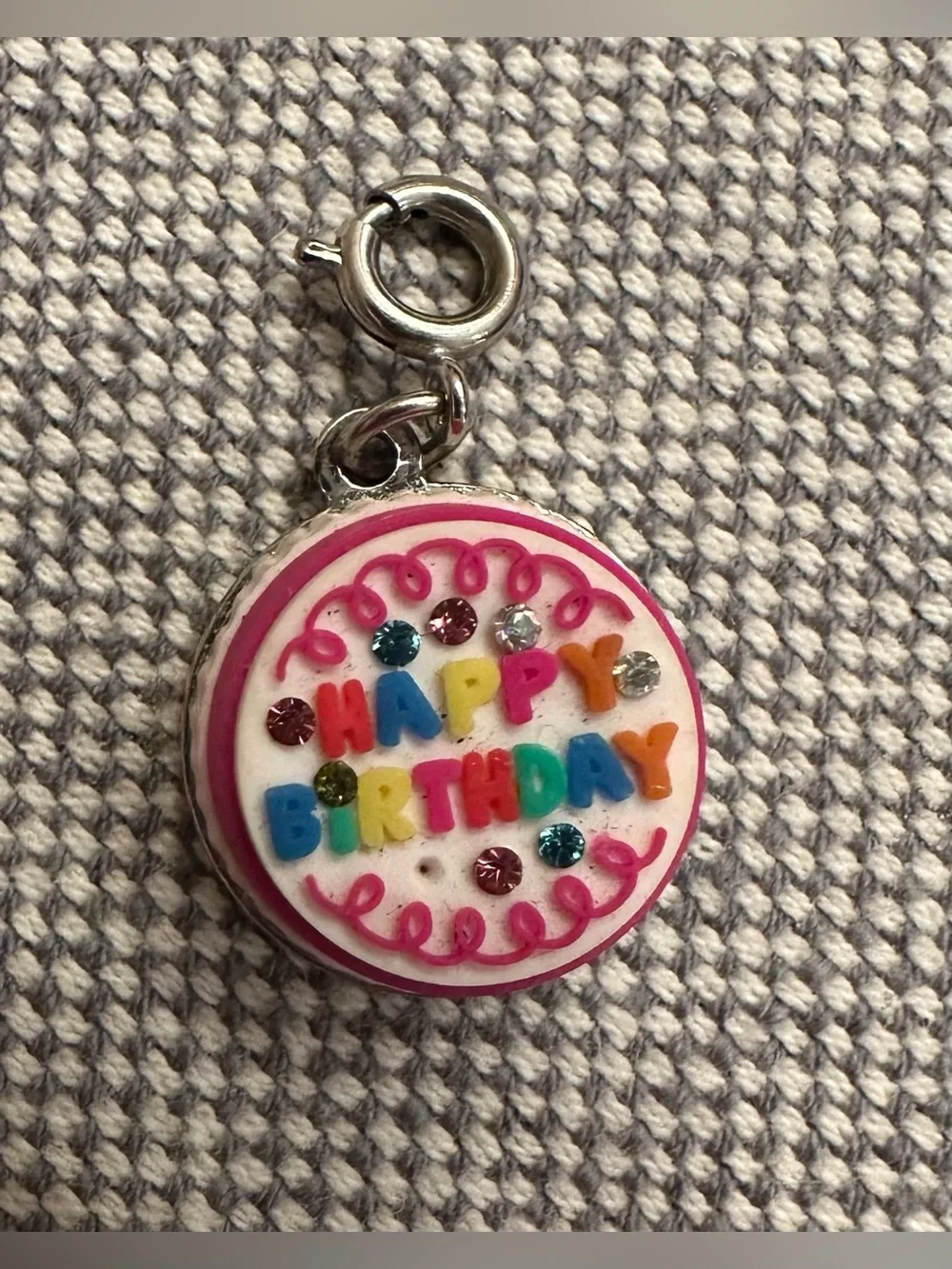 Set of 2 Kids Charms- Happy Birthday/ Monkey